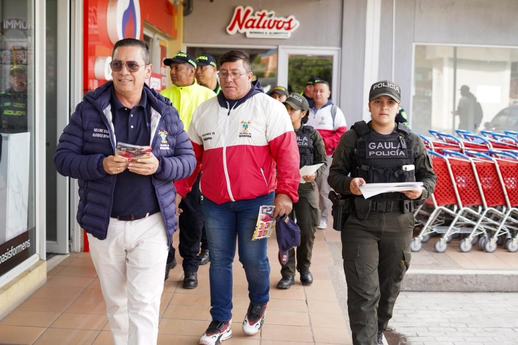 Soacha fortalece la prevención contra la extorsión en centros comerciales